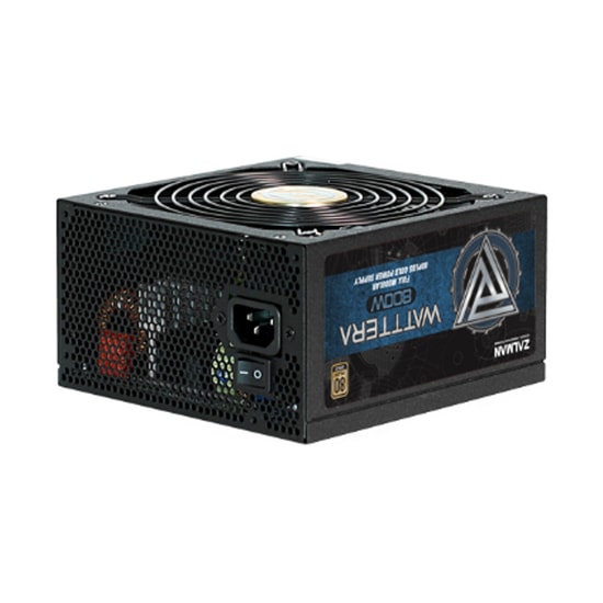 Zalman ZM800-EBTII Watttera 800W 80+ Gold Güç Kaynağı - Tam Modüler, 135mm Fan, Aktif PFC, Yüksek Verimlilik PSU