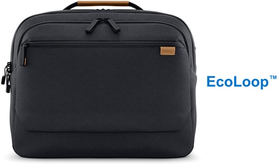 Dell Pro CC7625 14-16" Premium EcoLoop Evrak Çantası (460-BDXW) - Suya Dayanıklı, Notebook Bölmeli, Siyah Tasarım