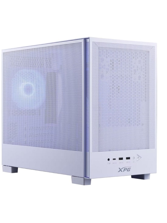 XPG Valor Mesh Nano VALORMESHNANOMAA-WHCWW Beyaz Micro-ATX Oyuncu Kasası - 1x ARGB Fan, USB 3.2, Mid-Tower, Mesh
