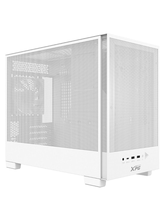 XPG Valor Mesh Nano VALORMESHNANOMAA-WHCWW Beyaz Micro-ATX Oyuncu Kasası - 1x ARGB Fan, USB 3.2, Mid-Tower, Mesh