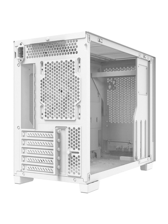 XPG Valor Mesh Nano VALORMESHNANOMAA-WHCWW Beyaz Micro-ATX Oyuncu Kasası - 1x ARGB Fan, USB 3.2, Mid-Tower, Mesh