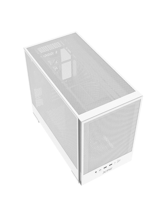 XPG Valor Mesh Nano VALORMESHNANOMAA-WHCWW Beyaz Micro-ATX Oyuncu Kasası - 1x ARGB Fan, USB 3.2, Mid-Tower, Mesh