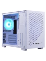 XPG Valor Air Nano VALORAIRNANOMAA-WHCWW Beyaz Micro-ATX Oyuncu Kasası - 1x ARGB Fan, USB 3.2, Toz Filtresi, Mesh