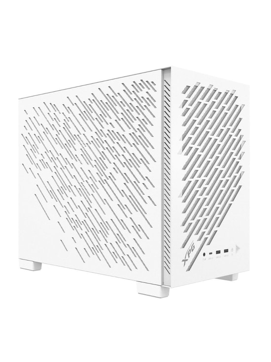 XPG Valor Air Nano VALORAIRNANOMAA-WHCWW Beyaz Micro-ATX Oyuncu Kasası - 1x ARGB Fan, USB 3.2, Toz Filtresi, Mesh