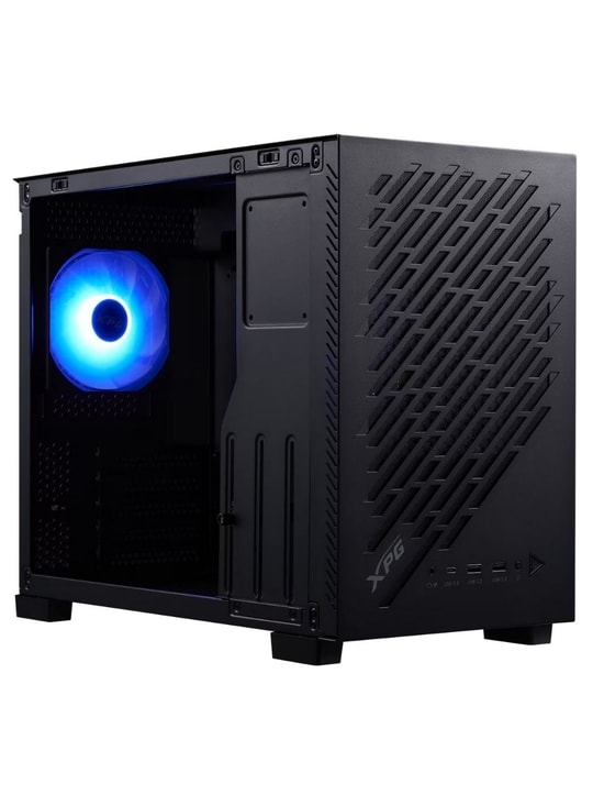 XPG Valor Air Nano VALORAIRNANOMAA-BKCWW Siyah ATX Mid-Tower Oyuncu Kasası - 4x ARGB Fan, USB 3.2, Toz Filtresi