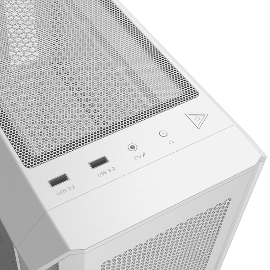 XPG Valor Air Plus VALORAIRPLUSMTA-WHCWW Beyaz ATX Mid-Tower Oyuncu Kasası - 4x ARGB Fan, USB 3.2, Temperli Cam Panel