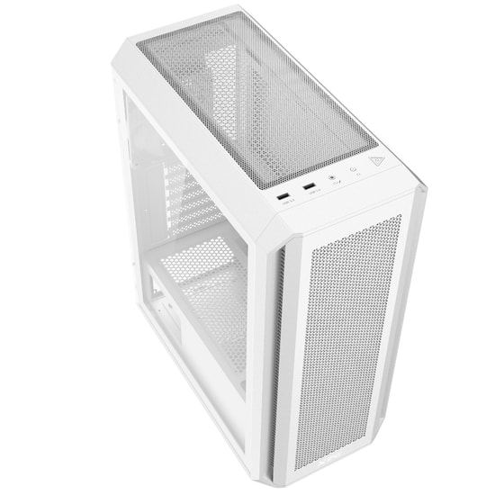 XPG Valor Air Plus VALORAIRPLUSMTA-WHCWW Beyaz ATX Mid-Tower Oyuncu Kasası - 4x ARGB Fan, USB 3.2, Temperli Cam Panel