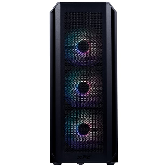 XPG Valor Air Plus VALORAIRPLUSMTA-BKCWW Siyah ATX Mid-Tower Oyuncu Kasası - 4x ARGB Fan, USB 3.2, Temperli Cam Panel