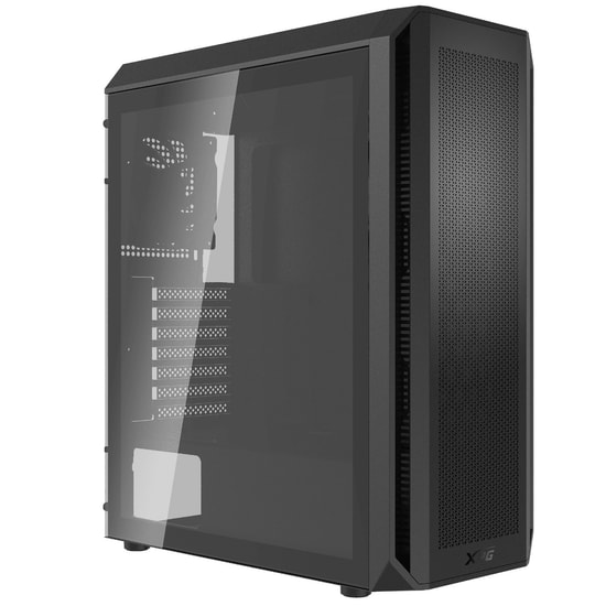 XPG Valor Air Plus VALORAIRPLUSMTA-BKCWW Siyah ATX Mid-Tower Oyuncu Kasası - 4x ARGB Fan, USB 3.2, Temperli Cam Panel