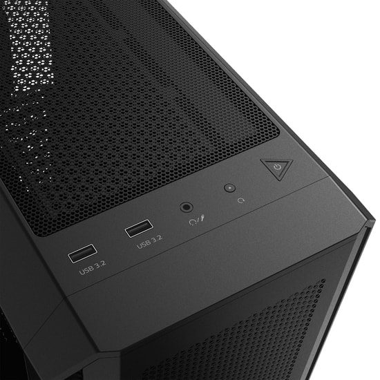 XPG Valor Air Plus VALORAIRPLUSMTA-BKCWW Siyah ATX Mid-Tower Oyuncu Kasası - 4x ARGB Fan, USB 3.2, Temperli Cam Panel