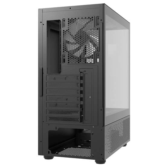 XPG InvaderX Mini INVADERXMINIMT-BKCWW Siyah ATX Mid-Tower Kasa - 5x ARGB Fan, USB 3.2, Temperli Cam, Oyuncu Kasası