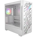 XPG Starker Air BTF STARKERAIRBTFMTA-WHCWW Beyaz E-ATX Mid-Tower Kasa - 4x ARGB Fan, USB 3.2, Temperli Cam, Oyuncu Kasas