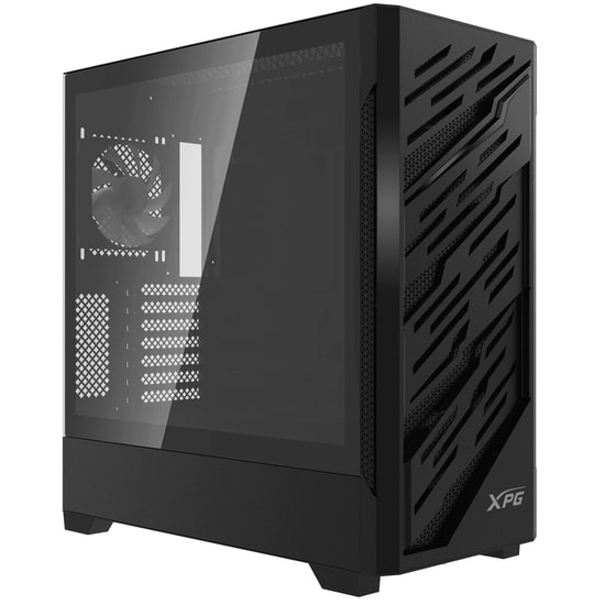 XPG Starker Air BTF STARKERAIRBTFMTA-BKCWW Siyah E-ATX Mid-Tower Kasa - 4x ARGB Fan, USB 3.2, Temperli Cam, Oyuncu Kasas