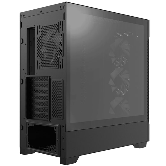 XPG Starker Air BTF STARKERAIRBTFMTA-BKCWW Siyah E-ATX Mid-Tower Kasa - 4x ARGB Fan, USB 3.2, Temperli Cam, Oyuncu Kasas