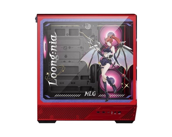 MSI MAG PANO 130R PZ MLG EDITION ATX Bilgisayar Kasası - Panoramik Cam, 4x120mm ARGB Fan, USB 3.2, Siyah ve Kırmızı