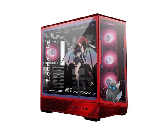 MSI MAG PANO 130R PZ MLG EDITION ATX Bilgisayar Kasası - Panoramik Cam, 4x120mm ARGB Fan, USB 3.2, Siyah ve Kırmızı