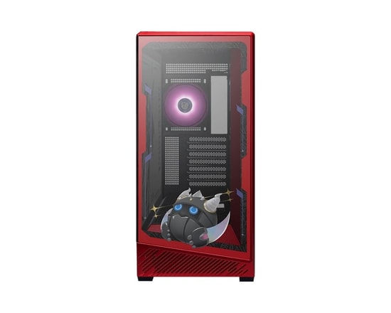 MSI MAG PANO 130R PZ MLG EDITION ATX Bilgisayar Kasası - Panoramik Cam, 4x120mm ARGB Fan, USB 3.2, Siyah ve Kırmızı