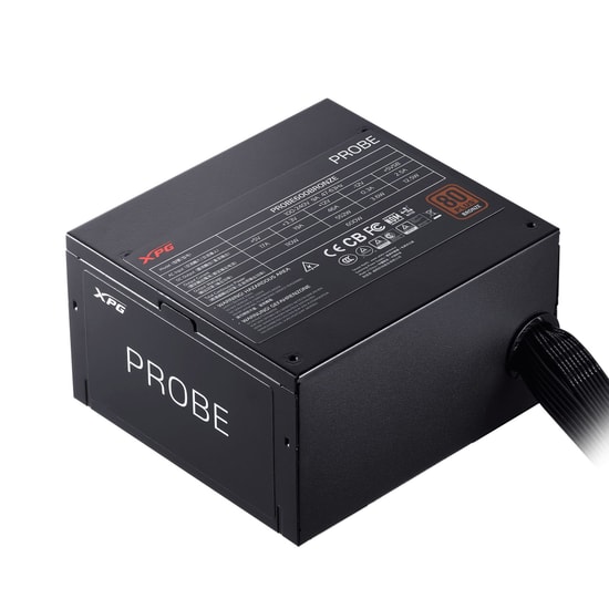 XPG Probe 700W 80+ Bronze Güç Kaynağı (PROBE700B-BKCEU) - 120mm Fan, Aktif PFC, Non Modüler, 40 Derece Çalişma Sıcaklığı