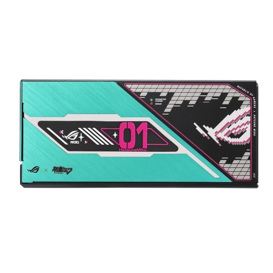 ASUS ROG Thor 1200P3 Miku Platinum III 1200W Güç Kaynağı - 80+ Platinum, ATX 3.1, PCIe 5.1, OLED Ekran, Tam Modüler