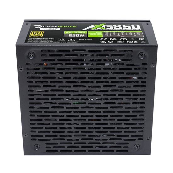 Gamepower AXG-850 850W 80+ Gold Full Modüler Güç Kaynağı - ATX 3.0, PCIe 5.0, 140mm Fan, Japon Kapasitörlü PSU