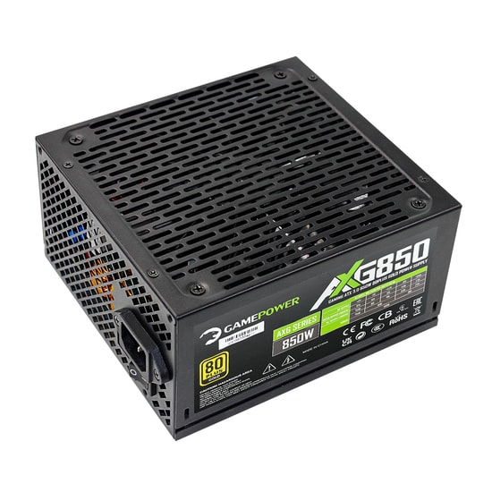 Gamepower AXG-850 850W 80+ Gold Full Modüler Güç Kaynağı - ATX 3.0, PCIe 5.0, 140mm Fan, Japon Kapasitörlü PSU