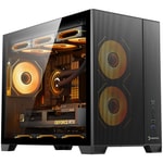Gamepower Warcry Ronin 850W Gaming Kasa (WARCRY-RONIN-850W-BRONZE-GP) - 3xARGB Fan, 80+ Bronze, Micro-ATX, Siyah