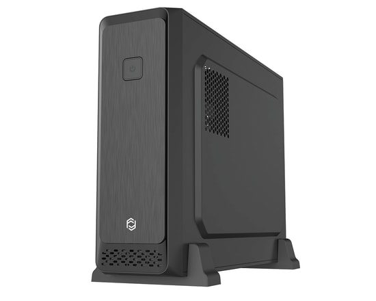Frisby FC-S6060B 300W Slim mATX Siyah Bilgisayar Kasası - Micro ATX, 300W PSU, 2xUSB, 2x2.5" SSD, 2x3.5" HDD Yuva, Fansı