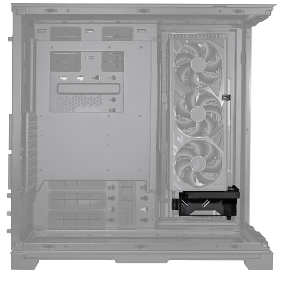 Lian Li O11DEXL-1W Beyaz Dik Ekran Kartı Montaj Braketi (G89.O11DEXL-1W.00) - 4 Slot, O11D EVO XL Uyumlu, Çelik