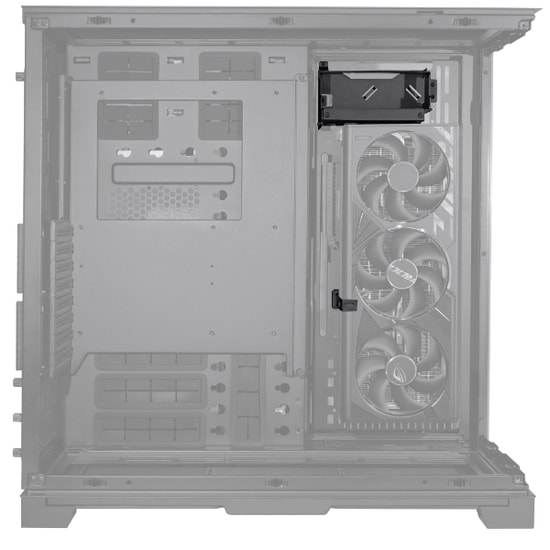 Lian Li O11DEXL-1W Beyaz Dik Ekran Kartı Montaj Braketi (G89.O11DEXL-1W.00) - 4 Slot, O11D EVO XL Uyumlu, Çelik