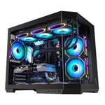 Segotep Lumi 3T Siyah 750W 80+ Bronze PCIE 5.1 Midi Tower Kasa (LUMI-3T-750W-SIYAH) - 6x ARGB Fan, mATX, USB Type-C