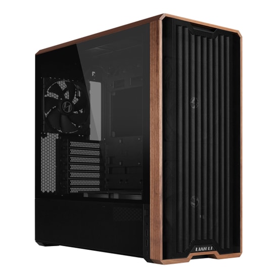 Lian Li Lancool 217 Siyah (G99.LAN217X.00) E-ATX Mid-Tower Kasa - Ahşap Detay, 5x Fan, 360mm Radyatör, USB-C, Cam