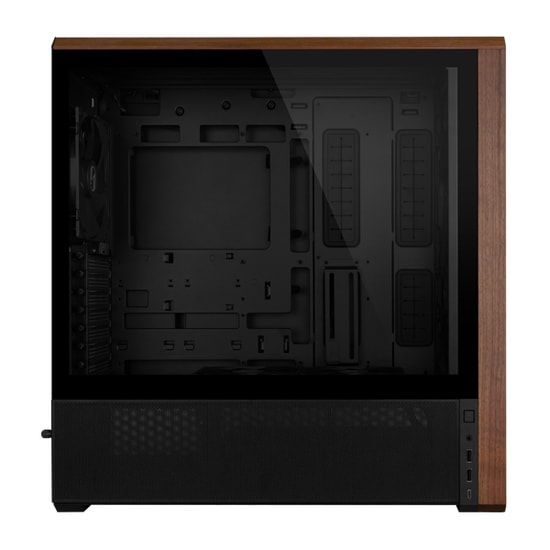 Lian Li Lancool 217 Siyah (G99.LAN217X.00) E-ATX Mid-Tower Kasa - Ahşap Detay, 5x Fan, 360mm Radyatör, USB-C, Cam