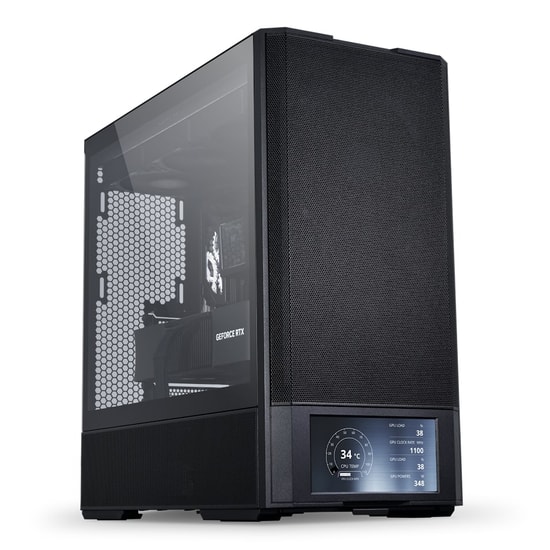 Lian Li Lancool 207 Digital Siyah (G99.LAN207DX.00) Mid-Tower ATX Kasa - 4x ARGB Fan, 360mm Radyatör, Temperli Cam