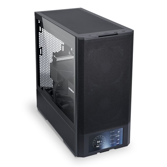 Lian Li Lancool 207 Digital Siyah (G99.LAN207DX.00) Mid-Tower ATX Kasa - 4x ARGB Fan, 360mm Radyatör, Temperli Cam
