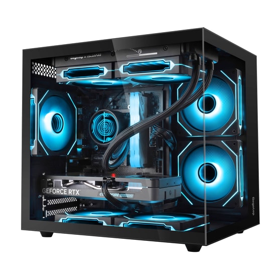 Segotep Brave W1 Siyah 750W 80+ Bronze PCIE 5.0 Midi Tower Kasa (BRAVE-W1-750W-SIYAH) - 3x ARGB Fan, mATX, Toz Filtresi