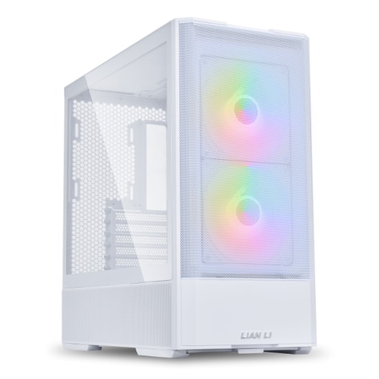 Lian Li Lancool 207 Beyaz (G99.LAN207RW.00) Mid-Tower ATX Kasa - 4x ARGB Fan, 360mm Radyatör Desteği, Temperli Cam