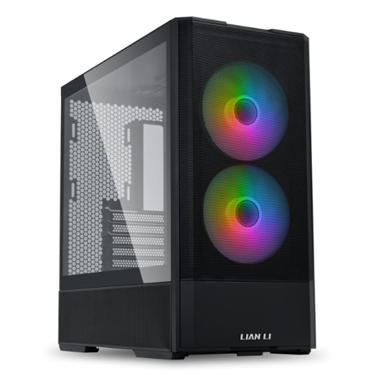 Lian Li Lancool 207 Siyah (G99.LAN207RX.00) Mid-Tower ATX Kasa - 4x ARGB Fan, 360mm Radyatör Desteği, Temperli Cam