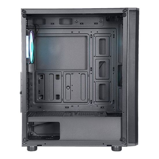Frisby CM-105 650W 80+ ARGB Fanlı Siyah Mesh Gaming Kasa - ATX, 4x120mm Fan, Temperli Cam, 650W PSU, Mid Tower