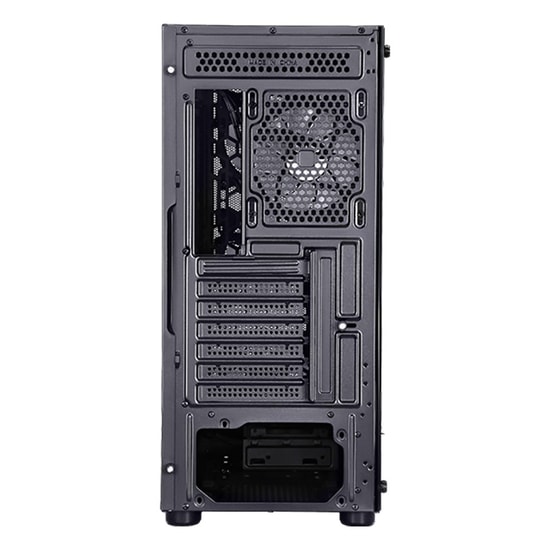 Frisby CM-105 650W 80+ ARGB Fanlı Siyah Mesh Gaming Kasa - ATX, 4x120mm Fan, Temperli Cam, 650W PSU, Mid Tower