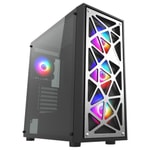 Vento VG12AL 850W GEN5 E-ATX Oyuncu Kasası - 80+ Bronz, 4xRGB Fan, Temperli Cam, Mesh Panel, USB 3.0, Mid Tower Siyah