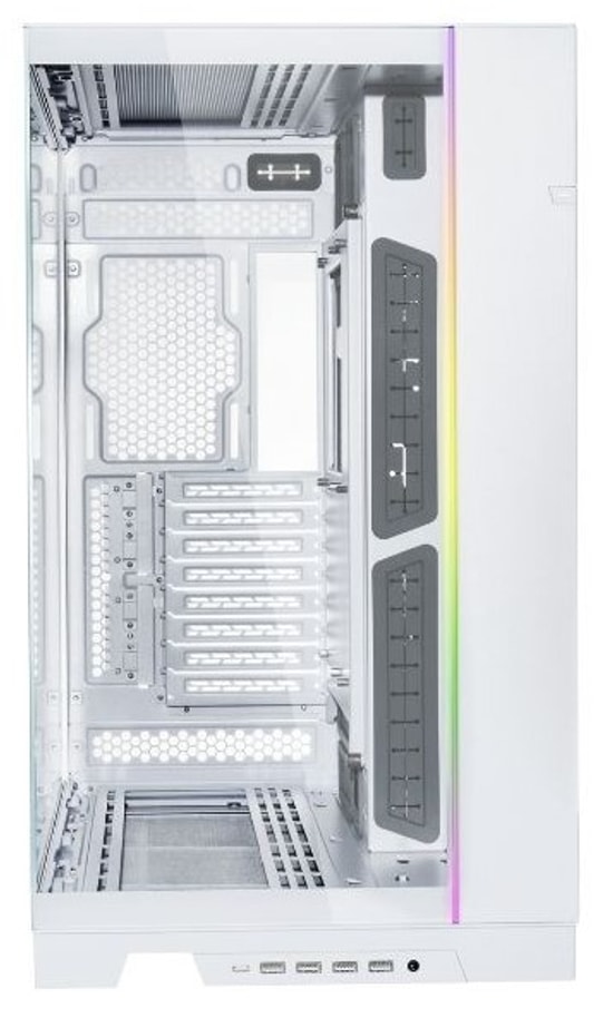 Lian Li O11 Dynamic Evo XL Beyaz Full-Tower Kasa (G99.O11DEXL-W.00) - E-ATX, Fansız, Alüminyum, Temperli Cam, USB-C