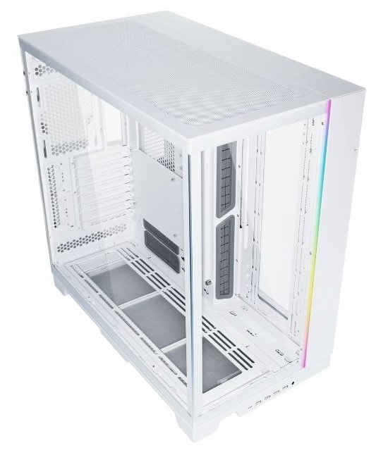 Lian Li O11 Dynamic Evo XL Beyaz Full-Tower Kasa (G99.O11DEXL-W.00) - E-ATX, Fansız, Alüminyum, Temperli Cam, USB-C