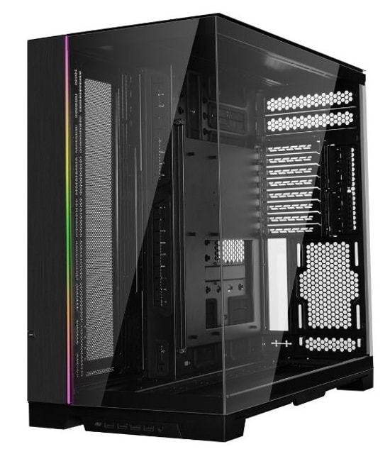 Lian Li O11 Dynamic Evo XL Siyah Full-Tower Kasa (G99.O11DEXL-X.00) - E-ATX, Fansız, Alüminyum, Temperli Cam, USB-C