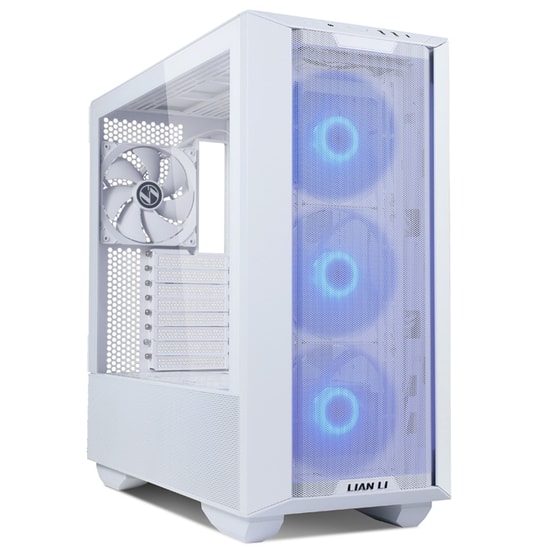 Lian Li Lancool III Beyaz (G99.LAN3RW.00) E-ATX Mid-Tower Kasa - ARGB 4x140mm PWM Fan, Temperli Cam, Mesh Panel