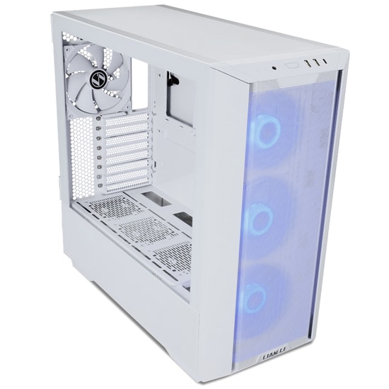 Lian Li Lancool III Beyaz (G99.LAN3RW.00) E-ATX Mid-Tower Kasa - ARGB 4x140mm PWM Fan, Temperli Cam, Mesh Panel