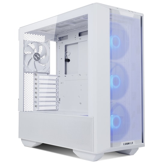 Lian Li Lancool III Beyaz (G99.LAN3RW.00) E-ATX Mid-Tower Kasa - ARGB 4x140mm PWM Fan, Temperli Cam, Mesh Panel