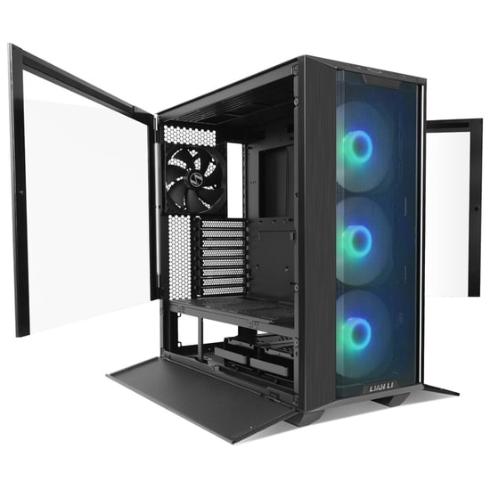 Lian Li Lancool III Siyah E-ATX Oyuncu Kasası (G99.LAN3RX.00) - ARGB 4x140mm PWM Fan, Temperli Cam, Mesh Panel