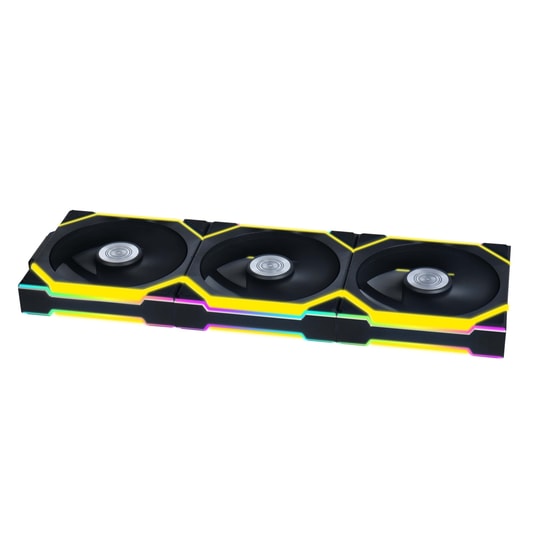 Lian Li UNI FAN SL Wireless Siyah Kasa Fanı (G99.12SL1W3B.00) - 3'lü Paket, 120mm, 2000 RPM, 64 CFM, PWM, ARGB