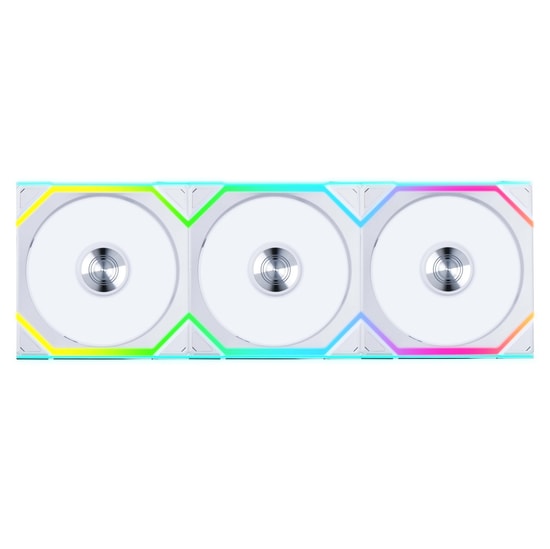 Lian Li UNI FAN SL Wireless Beyaz Kasa Fanı (G99.12SL1W3W.00) - 3'lü Paket, 120mm, 2000 RPM, 64 CFM, PWM, ARGB