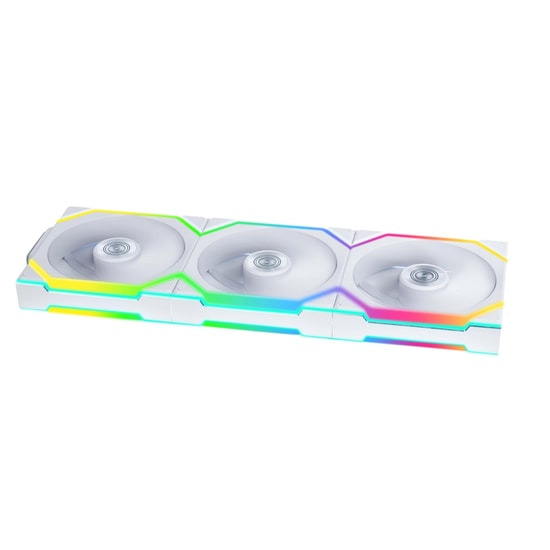 Lian Li UNI FAN SL Wireless Beyaz Kasa Fanı (G99.12SL1W3W.00) - 3'lü Paket, 120mm, 2000 RPM, 64 CFM, PWM, ARGB